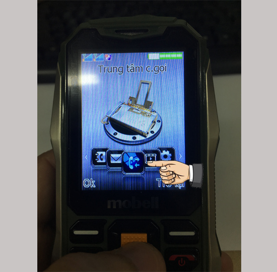 Vào trung tâm cuộc gọi