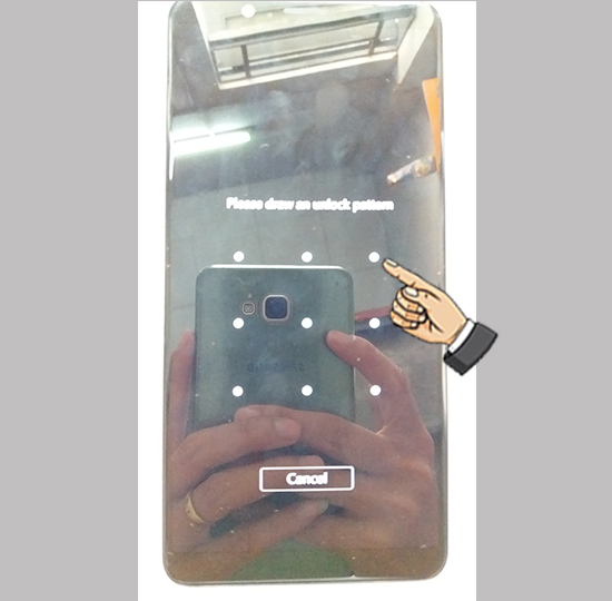 Bước 4: Nhập mật khẩu màn hình(nếu có).