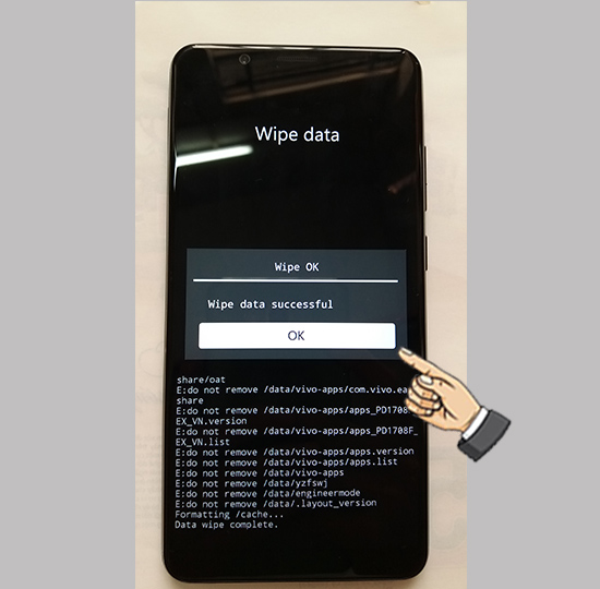 Bước 6: Thành công.