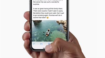 Mang tính năng vuốt ra màn hình của iPhone X lên Android