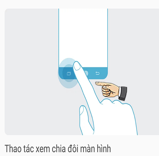Bước 3: Giao diện chia đôi màn hình.