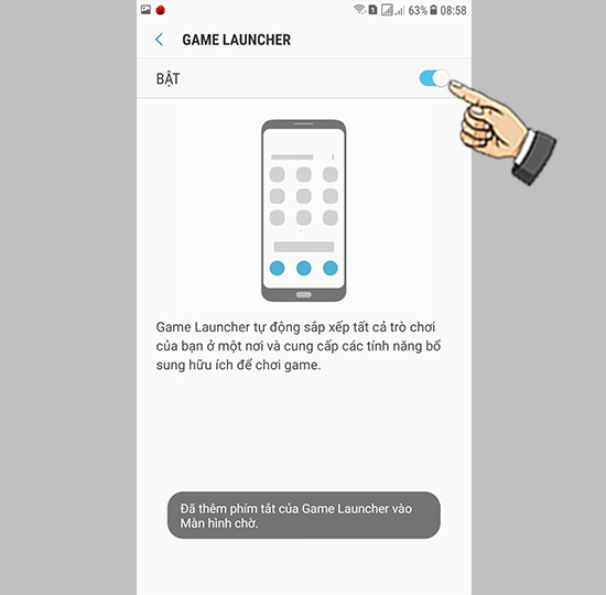 Công cụ hỗ trợ chơi game trên Samsung Galaxy J7 Plus
