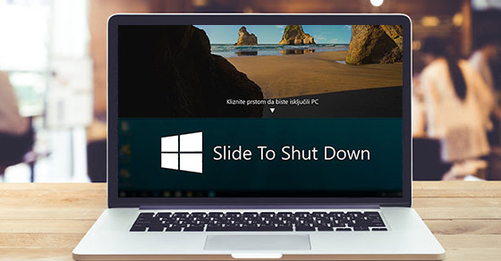 Cách cài đặt tính năng vuốt màn hình để tắt máy tính trên Windows 10