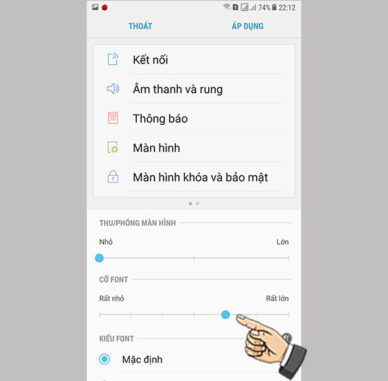 Bước 3: Chỉnh kích thước theo ý thích.