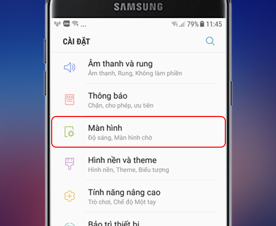 5 Bước Thay Đổi Lưới Màn Hình Ứng Dụng Trên Galaxy J7 Plus -  Thegioididong.Com