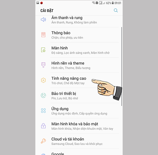 Tính năng nâng cao