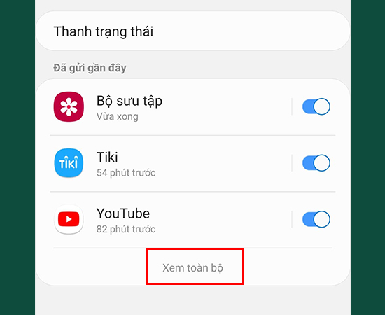Bước 2: Nhấp vào Xem toàn bộ.