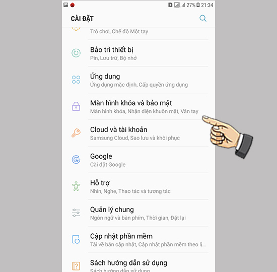 Màn hình khóa và bảo mật