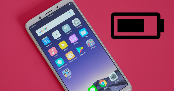 2 bước hiển thị phần trăm Pin trên Oppo F5