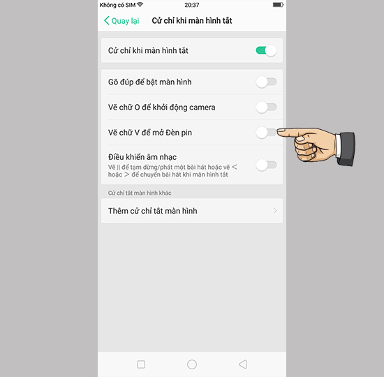 Kích hoạt tính năng