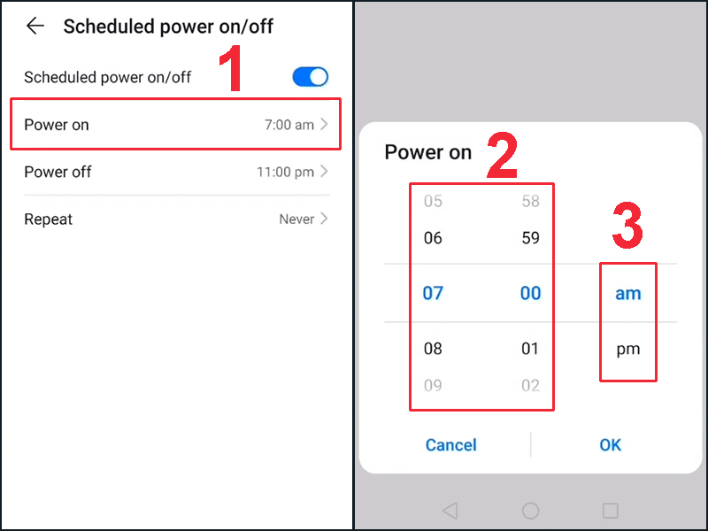 Bạn h&atilde;y đặt giờ tự khởi động lại m&aacute;y