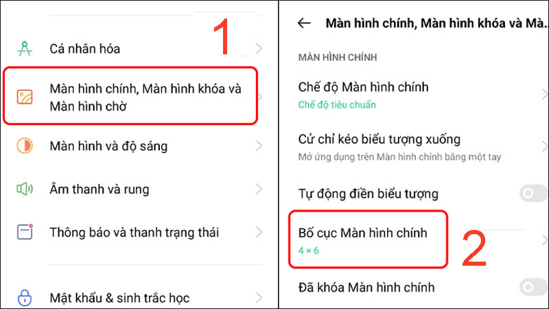 Cách đặt lại bố cục màn hình chính trên điện thoại OPPO cực chi ...