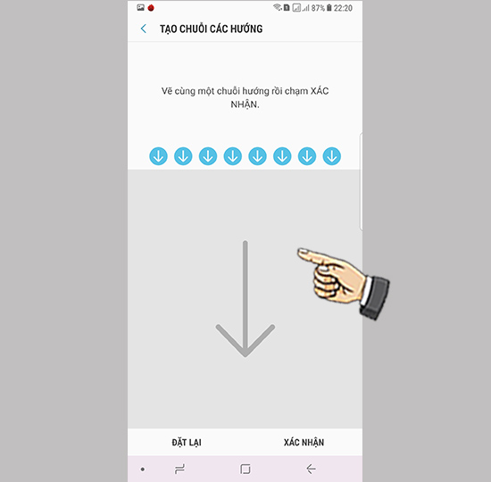 Bước 5: Xác nhận chuỗi khóa.