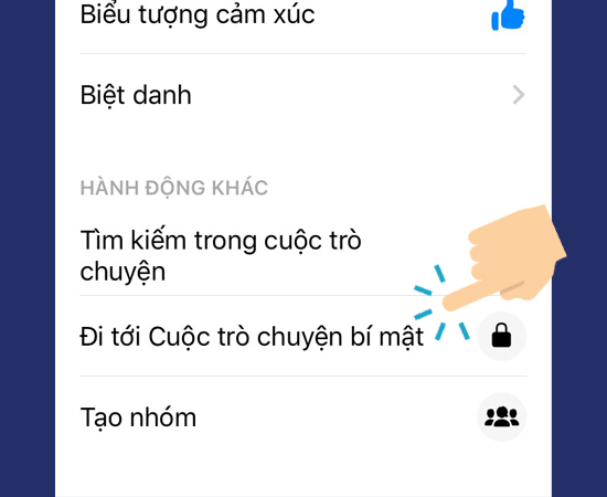  tìm đến Đi tới cuộc tới cuộc trò chuyện bí mật