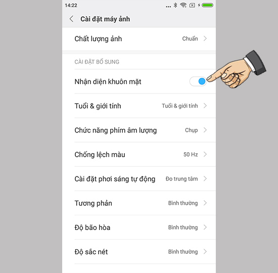 Kích hoạt tính năng