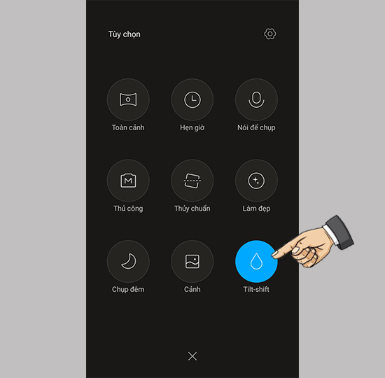 Chọn chế độ chụp