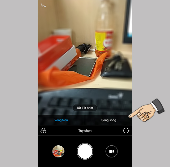 Chọn kiểu làm mờ