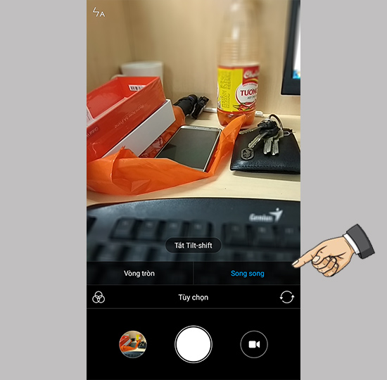 Chọn kiểu làm mờ