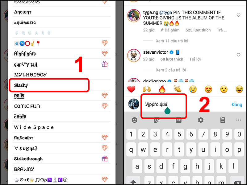  Chọn Font chữ m&agrave; bạn mong muốn