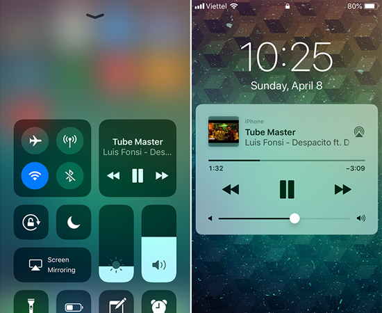 Bước 3: Mở nhạc l&ecirc;n v&agrave; tận hưởng b&agrave;i h&aacute;t, bạn c&oacute; thể tho&aacute;t ứng dụng ra để l&agrave;m việc kh&aacute;c hoặc tắt m&agrave;n h&igrave;nh m&agrave; vẫn c&oacute; thể trải nghiệm &acirc;m nhạc.