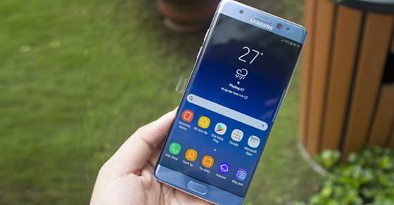Hướng dẫn mở màn hình nhanh trên điện thoại Samsung Galaxy Note FE