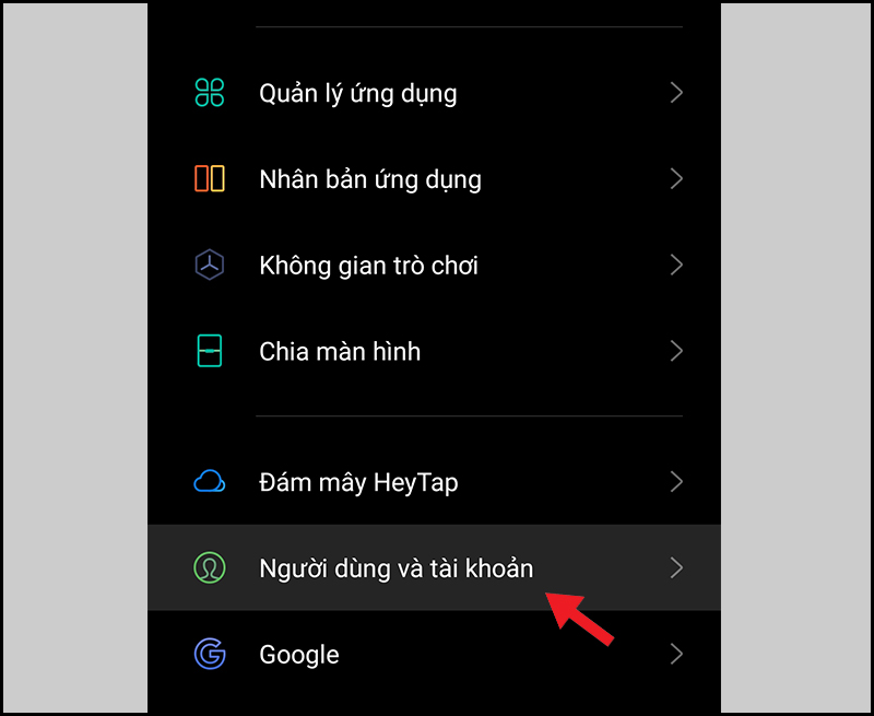Người dùng và tài khoản