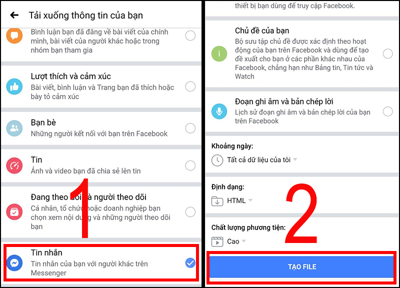Cách xem lại, khôi phục tin nhắn đã xóa trên Facebook Messenger - Thegioididong.com