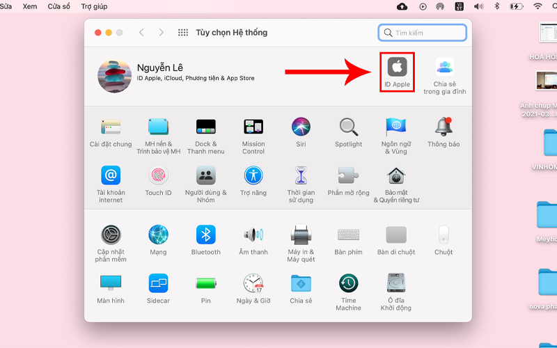 Đăng nhập v&agrave;o Apple ID tr&ecirc;n Macbook của bạn