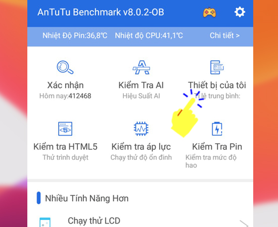 Bước 2: Tiếp theo bạn hãy chọn Thiết bị của tôi.