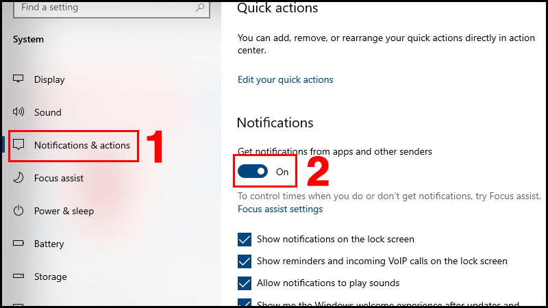 Hướng dẫn cách tắt thông báo trên Windows 10 cực đơn giản và dễ dàng