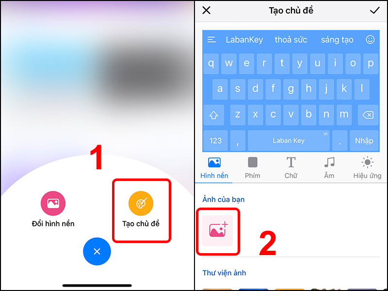 Cách chèn ảnh đổi hình nền bàn phím iPhone cực độc đáo đơn giản   Thegioididongcom