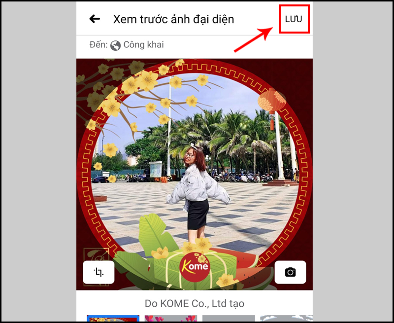 Cách đổi avatar không khí tết bằng khung ảnh đại diện của Facebook