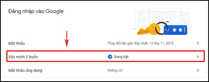 Cách bật tính năng xác minh mật khẩu 2 bước trong Gmail không bị hack