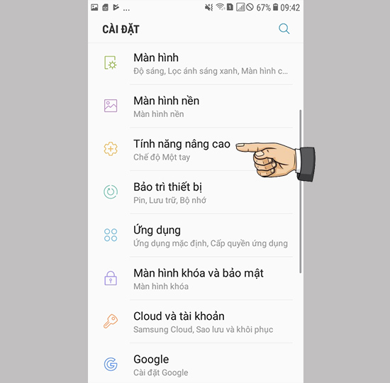 Tính năng nâng cao