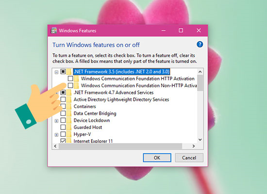 Cách đơn giản nhất để kích hoạt NET FrameWork trên Windows 10