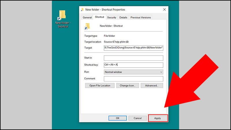 Cách tạo phím tắt cho thư mục trên máy tính Windows 10 3