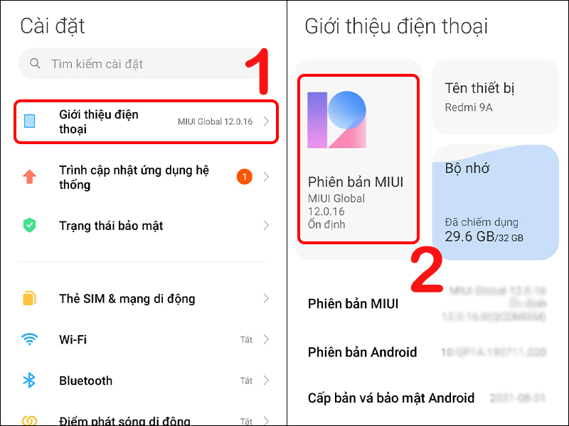 C&aacute;ch cập nhật phần mềm cho điện thoại Xiaomi