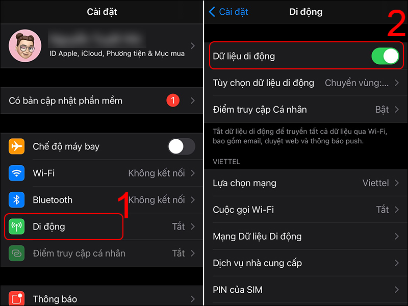 Hướng dẫn Cách Sử Dụng 3G Trên iPhone