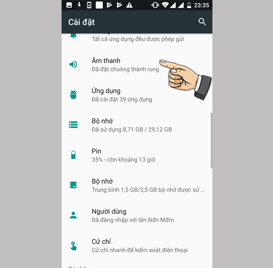 C&agrave;i đặt &acirc;m thanh
