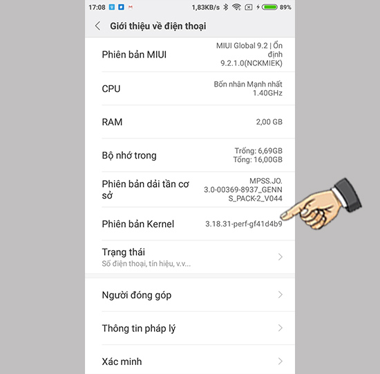 Kích hoạt tính năng
