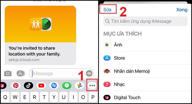 Thêm Google Maps vào iMessage