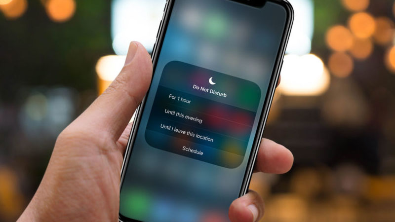 Chế độ không làm phiền trên iPhone