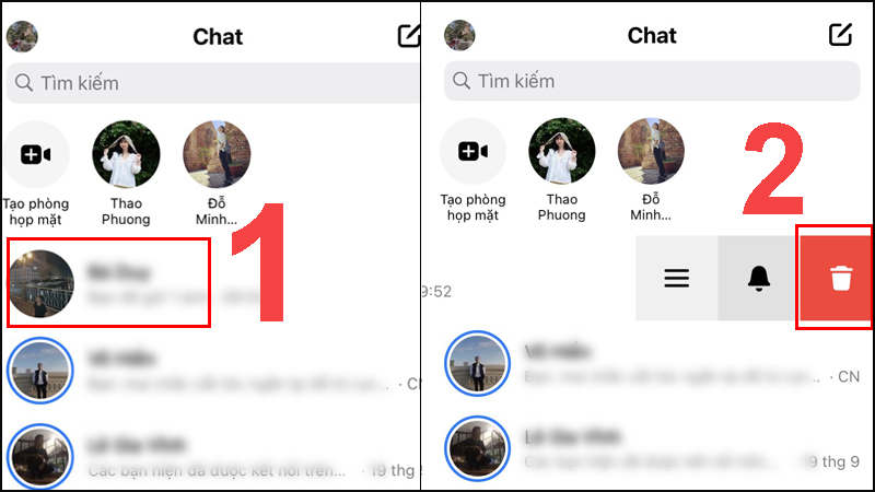 Cách xóa tin nhắn Messenger trên điện thoại, máy tính đơn giản ...