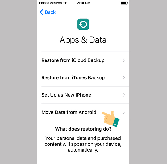 Chuyển toàn bộ dữ liệu từ điện thoại Android sang iPhone nhanh chóng