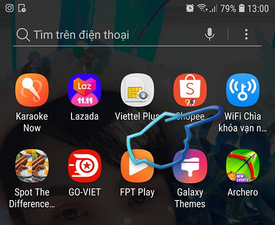 - Bước 1: Tải ứng dụng Wifi Chìa khoá vạn năng. Mở ứng dụng.