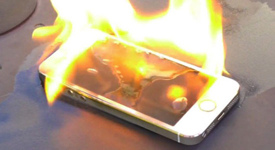 Pin điện thoại bị nổ 3