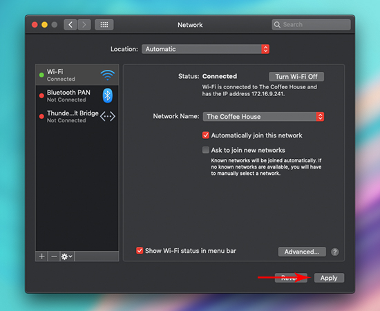 Bước 5: Các bạn nhấp chon Apply nữa là xong.