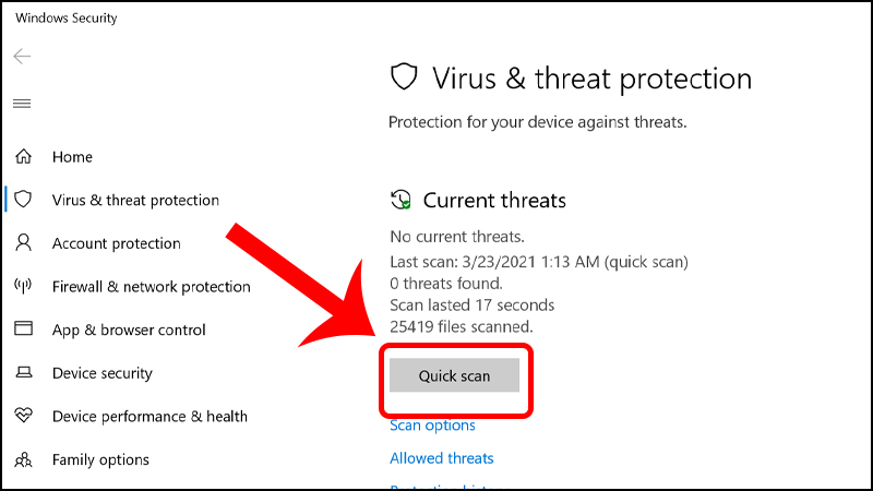 Quét Virus và phần mềm độc hại