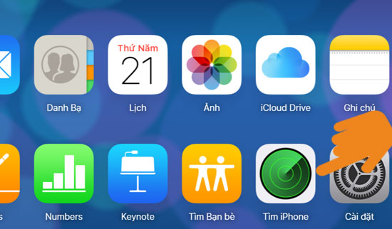 ​Vào tìm iPhone