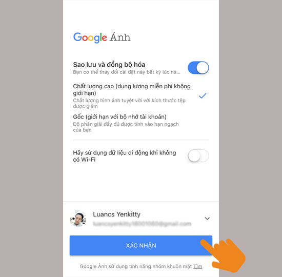 Đăng nhập tài khoản gmail